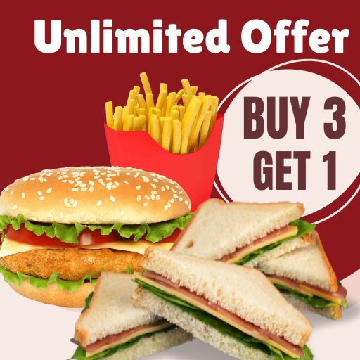 UNLIMITED OFFER - Buy 3 & Get 1 Free.